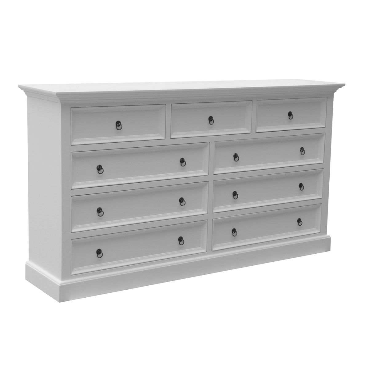 White 7-Drawer Dresser
